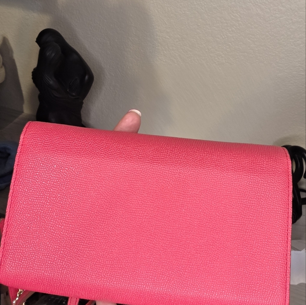 MCM Pink Leather Crossbody Bag. Comes With COA - Picture 7 of 9
